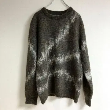 FDMTL 파운데이탈 모헤어 자카드 그라데이션 니트