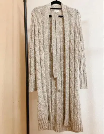 [ SCAPA ] 스캐파 니트 롱 가디건 케이블 사이즈 38