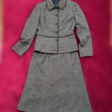 겨울 트위드 셋업