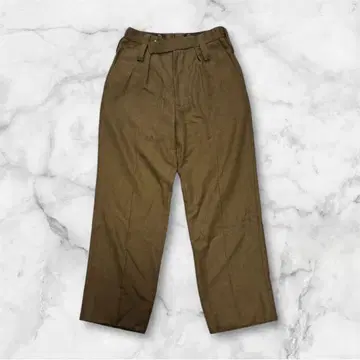 바락 드레스 울 슬랙스 브라운 올리브 밀리터리