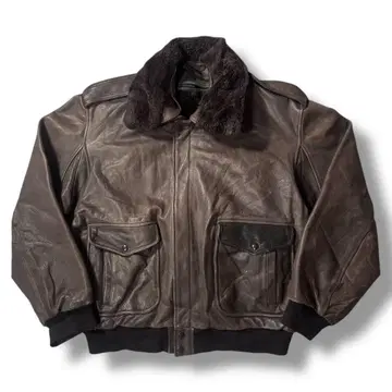 90s G-1 type 플라이트 자켓 구제 의류 빈티지 페이드 브라운