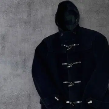 글로버올 울 더플 코트 다크 네이비 M 사이즈