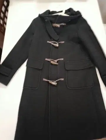 유나이티드 애로우즈 그린 라벨 더플 코트 사이즈 36 블랙