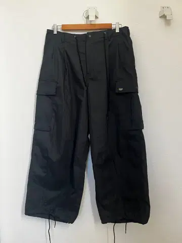 DUFFER JAPAN 블랙 배기 카고 팬츠