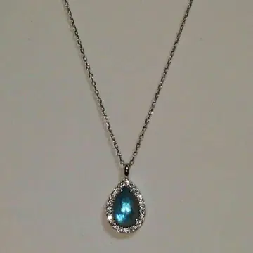 Vendome Aoyama Pt 댐 드 블루 목걸이