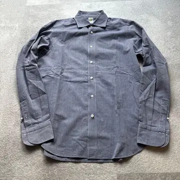 피나모레 블루 그레이 긴팔 셔츠