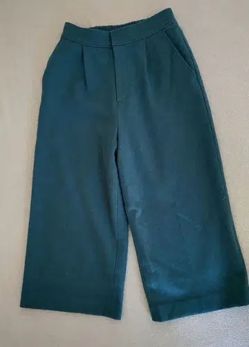 새상품급 ] 언타이틀 울 저리 와이드 크롭 팬츠 XS 사이즈