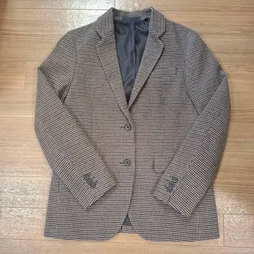 유니클로 트위드 매니시 자켓
