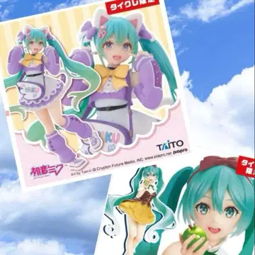 하츠네 미쿠 타이쿠레 한정판 피규어 2점