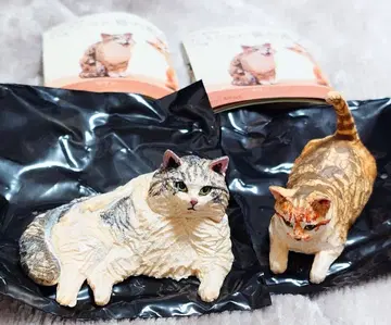 가챠 하 시모토 미오 고양이 조각 2 2종 세트