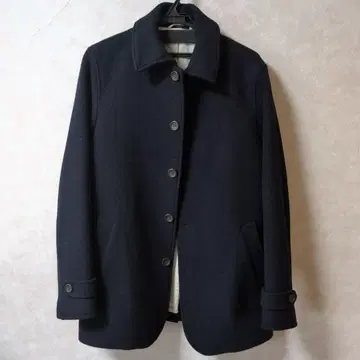 남성용 무인양품 자켓 코트 네이비 컬러