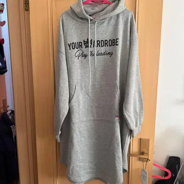 ROEDEO CROWNS 그레이 후드 부착 트레이닝 원피스