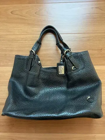 펠레보르사 플랜트 토트백 가죽 천연 가죽 블랙