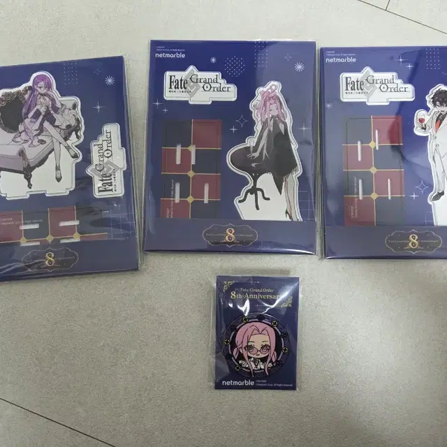 원가) 페이트 그랜드 오더 8주년 AGF 아크릴 스탠드 뱃지