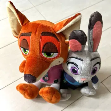 주토피아2 페어 봉제 인형
