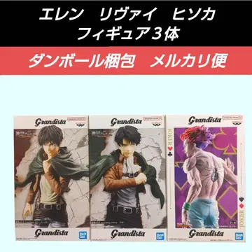 [배송비 포함] 진격의 거인 헌터헌터 피규어 3체 엘렌 리바이 히소카