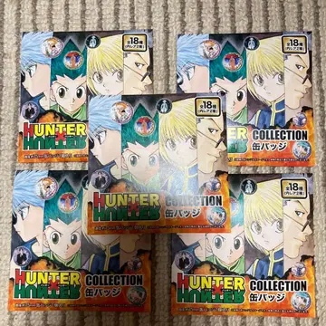 [ 미개봉 ] HUNTER HUNTER 캔뱃지 컬렉션 5팩