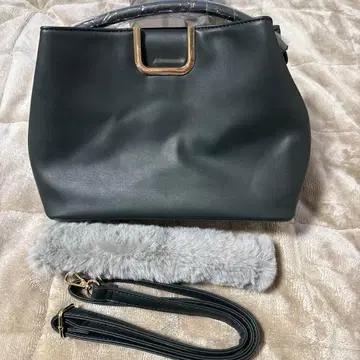 다크 그린 핸드백 숄더백 티스코트