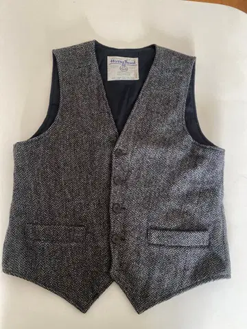 Harris Tweed 그레이 트위드 베스트