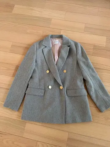 노리즈 워셔블 울라이크 더블 자켓