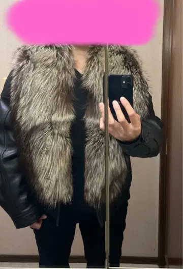 무스탕 가죽 자켓