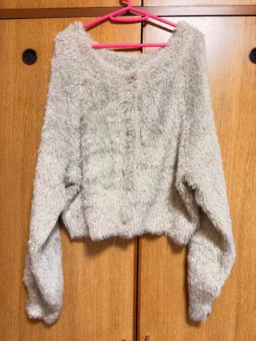 searoomlynn 샤기 가디건 오로라