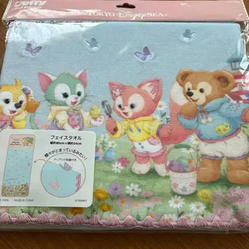 디즈니 더피 페이스 타월 약 80cm x 약 34cm