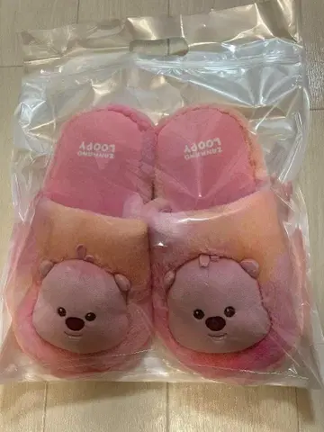 [ 새상품 ] 잔망 루피 슬리퍼 ZANMANG LOOPY 루피 루피