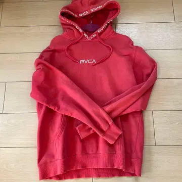 RVCA 레드 후드티 S/P/I/C/H