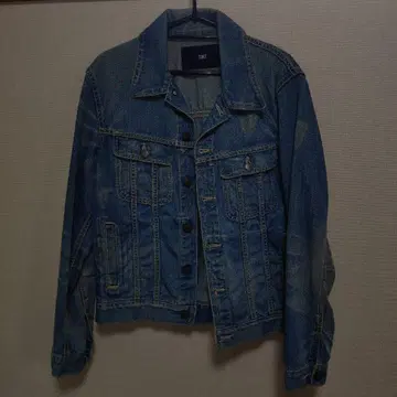 T.M.T. 데미지 가공 라이트 블루 데님 자켓 M