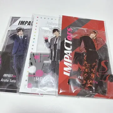 [ 미개봉 새상품 ] 사토 신 아크릴 스탠드 3종 세트