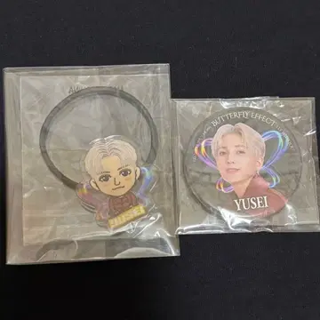 야기 유세이 머리끈 캔뱃지