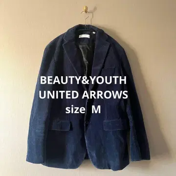 BEAUTY&YOUTH 코듀로이 자켓 남성용 M 네이비