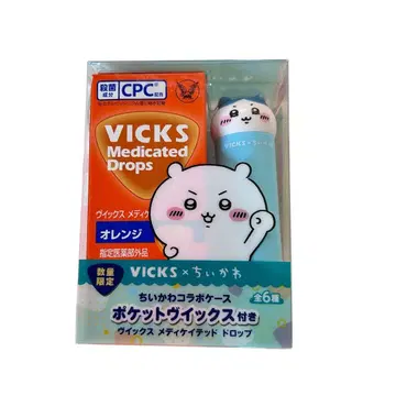 VICKS 메디케이티드 드롭스 오렌지 치이카와 (먼작귀)