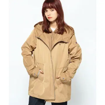 [ TOMMY HILFIGER ] 탈부착 퀼팅 후드티 아우터