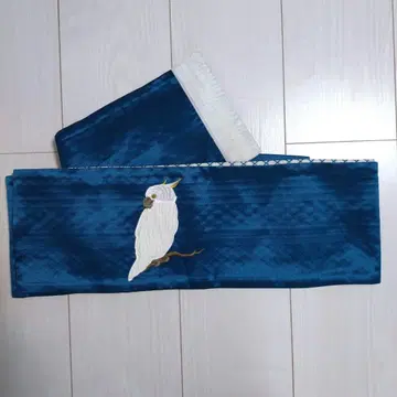 후리후 무지개새 마린 반폭 오비 네이비