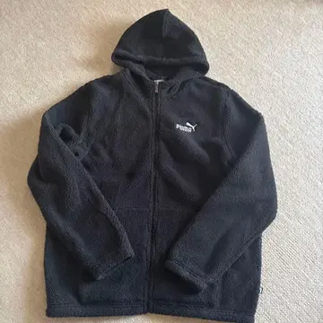 [ PUMA ] 블랙 플리스 자켓 XXL