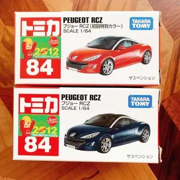 미개봉 새상품 푸조 RCZ 1/64 미니카 2대 세트 신차 씰