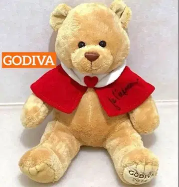 GODIVA 고디바 봉제 인형 테디베어 곰 크리스마스 선물