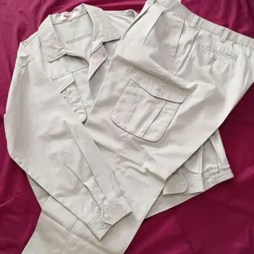 라이트 그린 워크 팬츠 셔츠 (3세트)