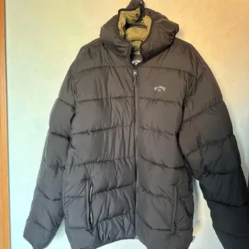 BILLABONG 다운 자켓 후드 부착 다크 그레이