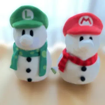 마리오 루이지 봉제 인형 세트