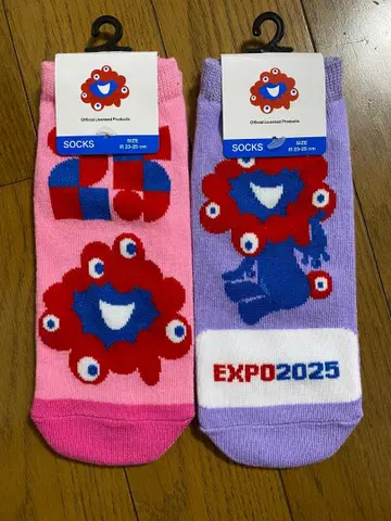 오사카 간사이 만박 미야쿠미야쿠 삭스 양말 23cm ~ 25cm 2족