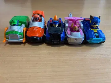 파우 패트롤 미니카 5대 세트