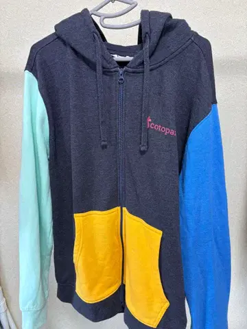 cotopaxi 멀티 컬러 풀 집업 후드 맨투맨