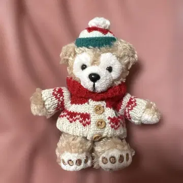 디즈니씨 2015 크리스마스 더피 봉제 인형 스트랩