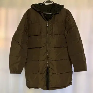 COMME CA ISM 리버서블 다운 코트 남성용 M