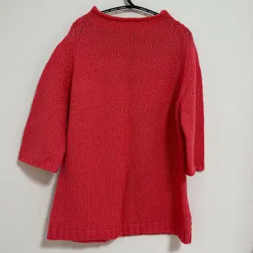 이탈리아제 니트 스웨터 핑크