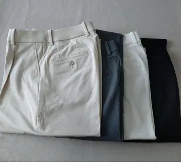 UNIQLO 턱 와이드 팬츠 여성용 4개 세트