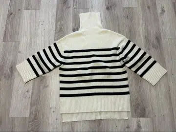 개럴개런트 보더 니트 화이트 화이트 스웨터